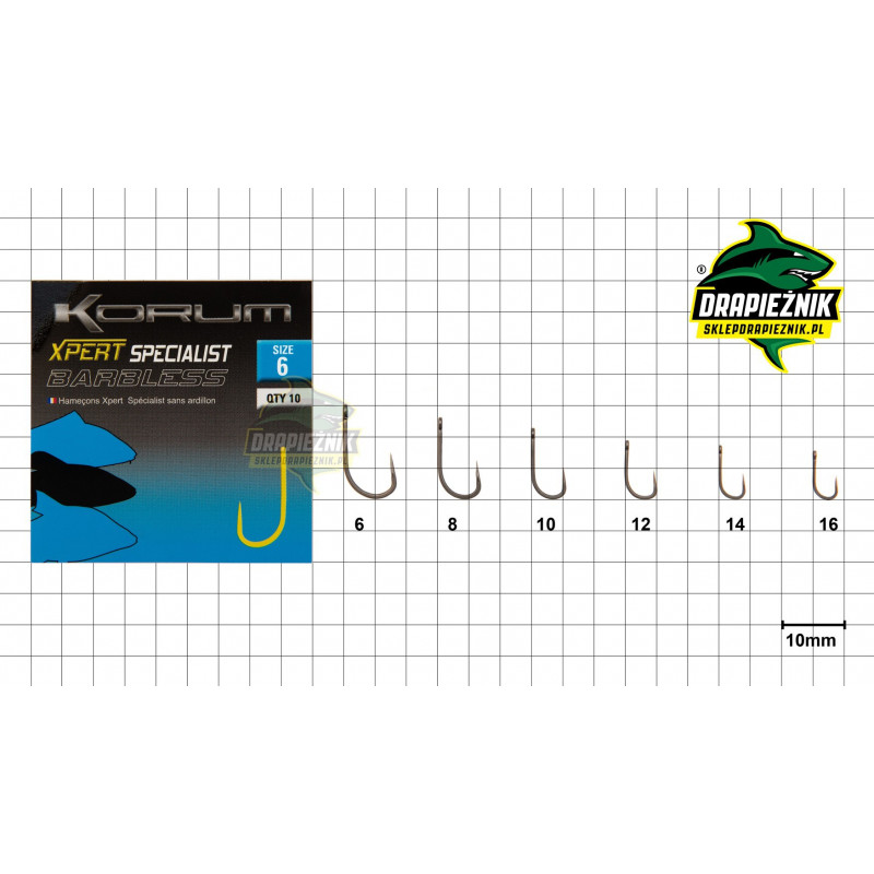 Haczyki Korum Xpert Specialist Barbless