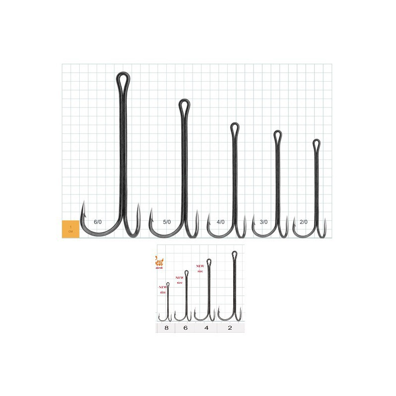Kotwiczki Gurza Double Hook X-Long