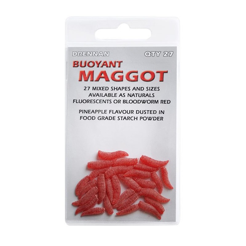 Sztuczne robaki Drennan Buoyant Maggot - Bloodworm Red