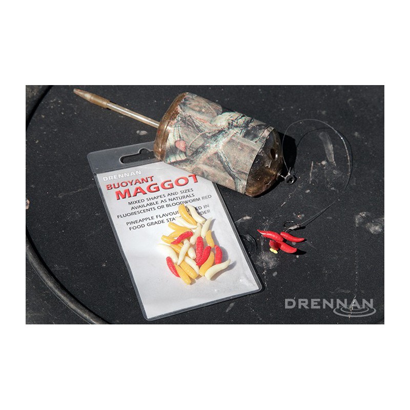 Sztuczne robaki Drennan Buoyant Maggot - Bloodworm Red