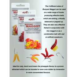 Sztuczne robaki Drennan Buoyant Maggot - Naturals