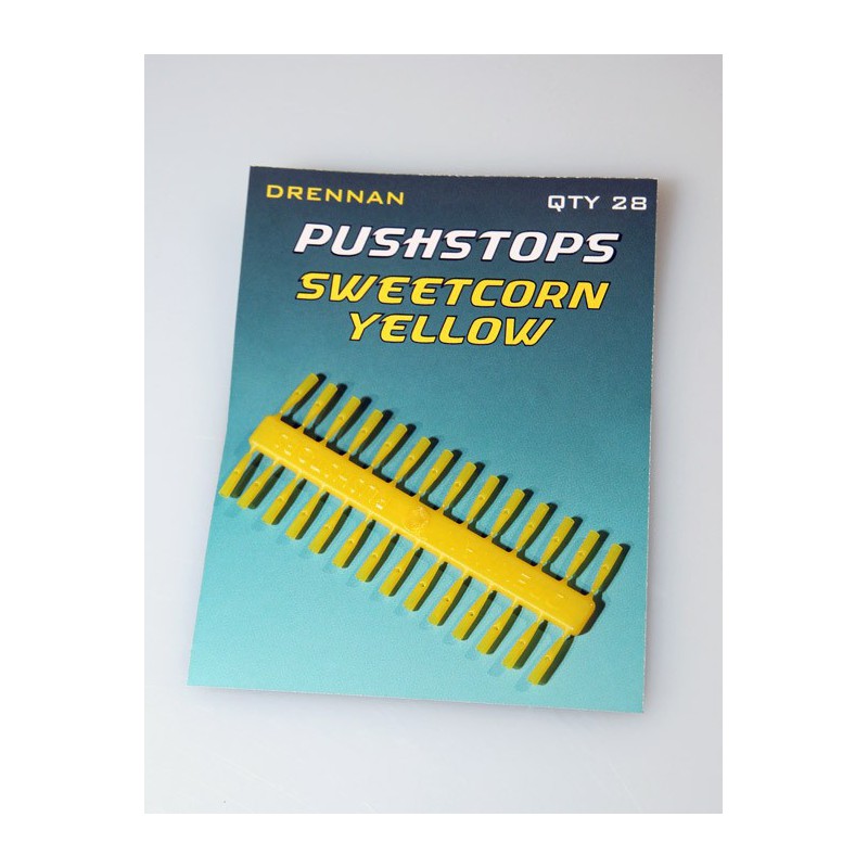 Stopery Drennan Pushstops - Sweetcorn Yellow