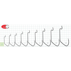 Haczyki Gurza WORM 401 LE