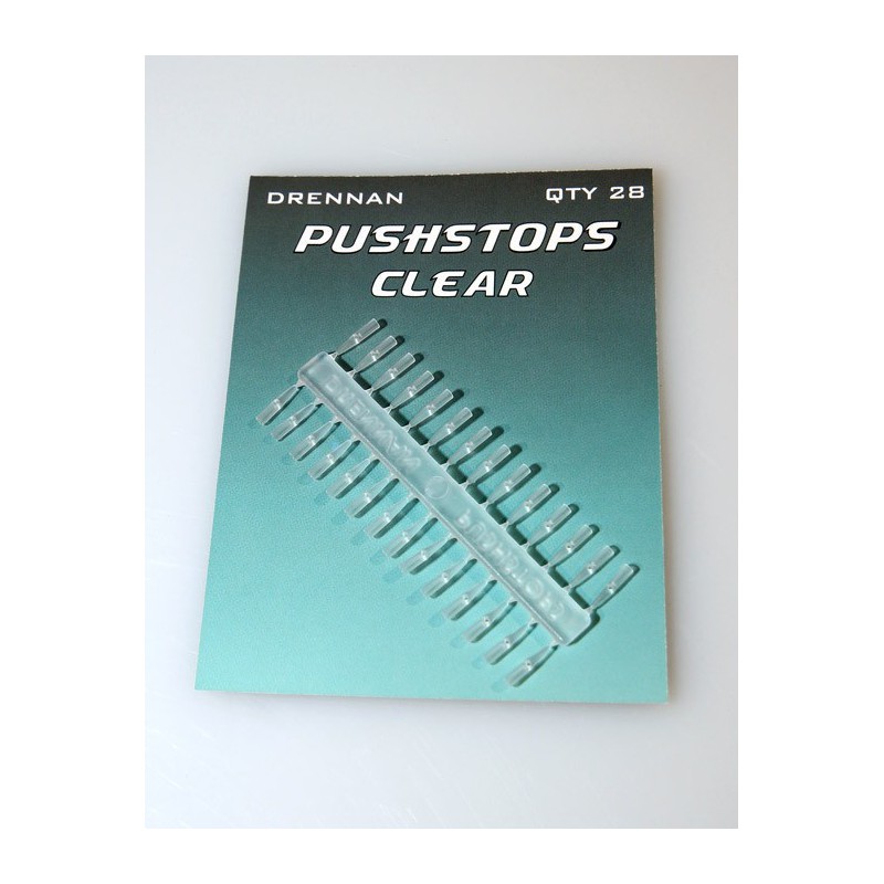 Stopery Drennan Pushstops - Clear