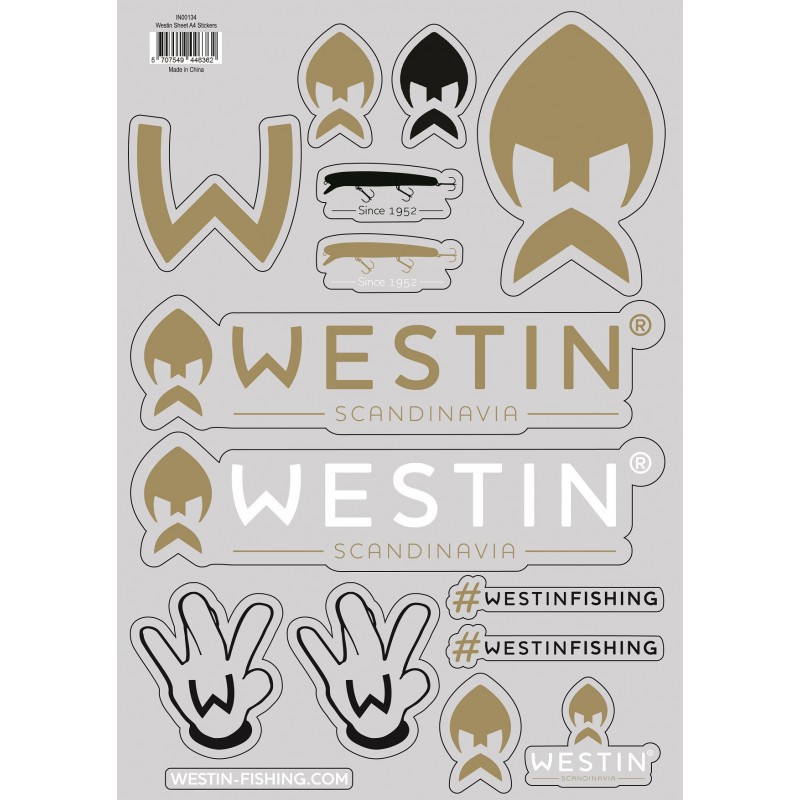 Naklejki Westin Stickers A4