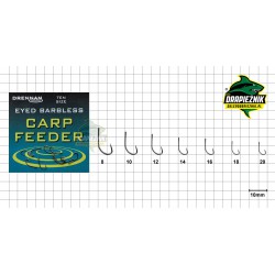Haczyki Drennan Eyed Barbless Carp Feeder - roz.16