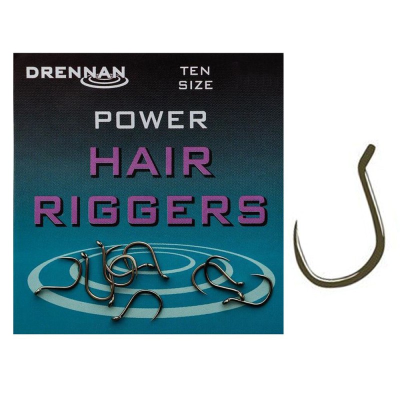 Haczyki Drennan Hair Riggers Power - roz.18