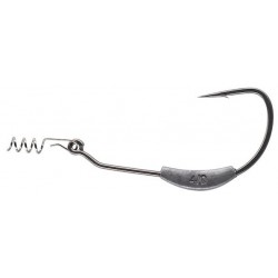 Haczyki Mikado Jaws Offset z wkrętem i obciążeniem