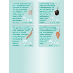 Przypony Drennan Carbon Match 30cm - roz.16