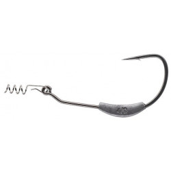 Haczyki Mikado Jaws Offset z wkrętem i obciążeniem