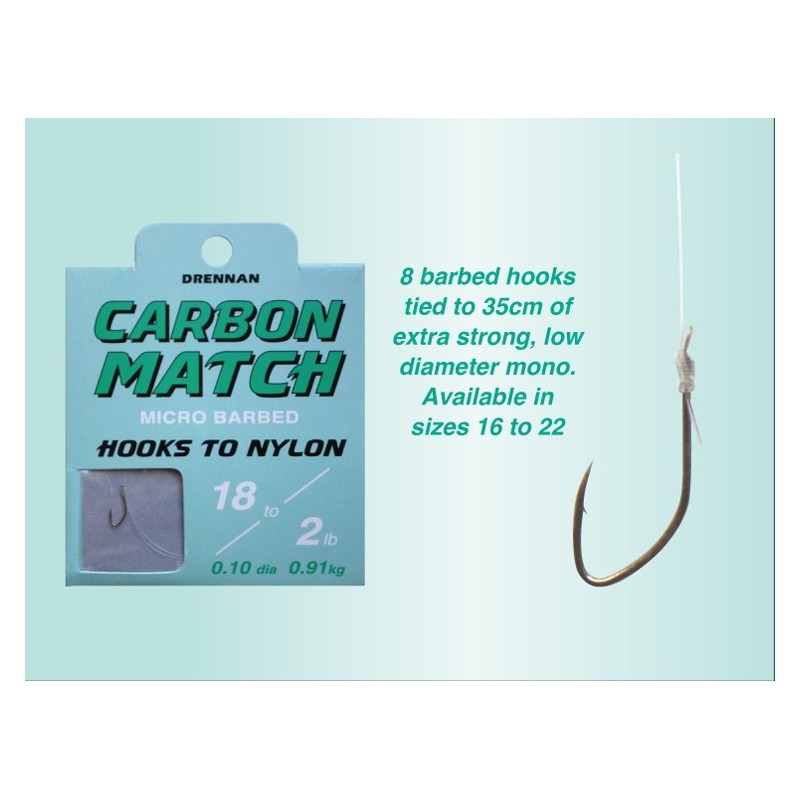 Przypony Drennan Carbon Match 35cm - roz.20