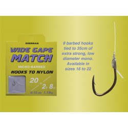 Przypony Drennan Wide Gape Match 30cm - roz.16