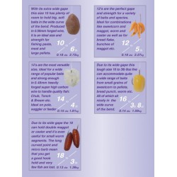 Przypony Drennan Wide Gape 45cm - roz.12