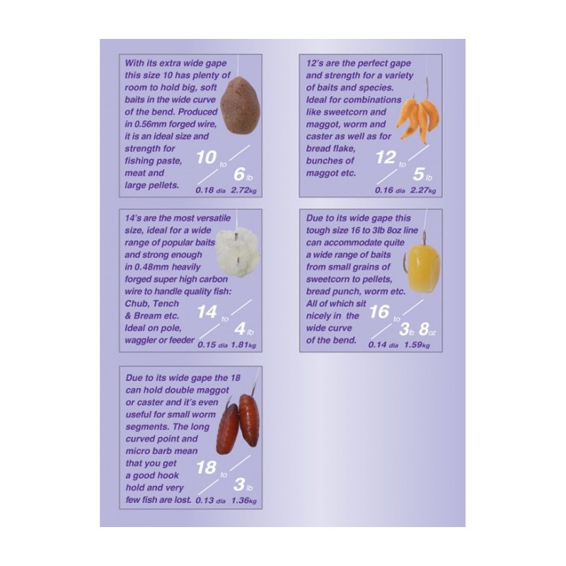 Przypony Drennan Wide Gape 45cm - roz.12