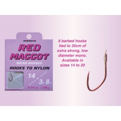Przypony Drennan Red Maggot 35cm - roz.20