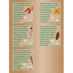 Przypony Drennan Carbon Feeder 45cm - roz.16