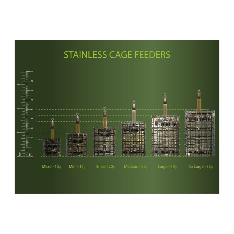 Koszyk zanętowy Drennan Stainless Oval Cage Feeder - XL 35g