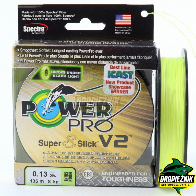 PowerPro Super 8 Slick V2 135m - Moon Shine