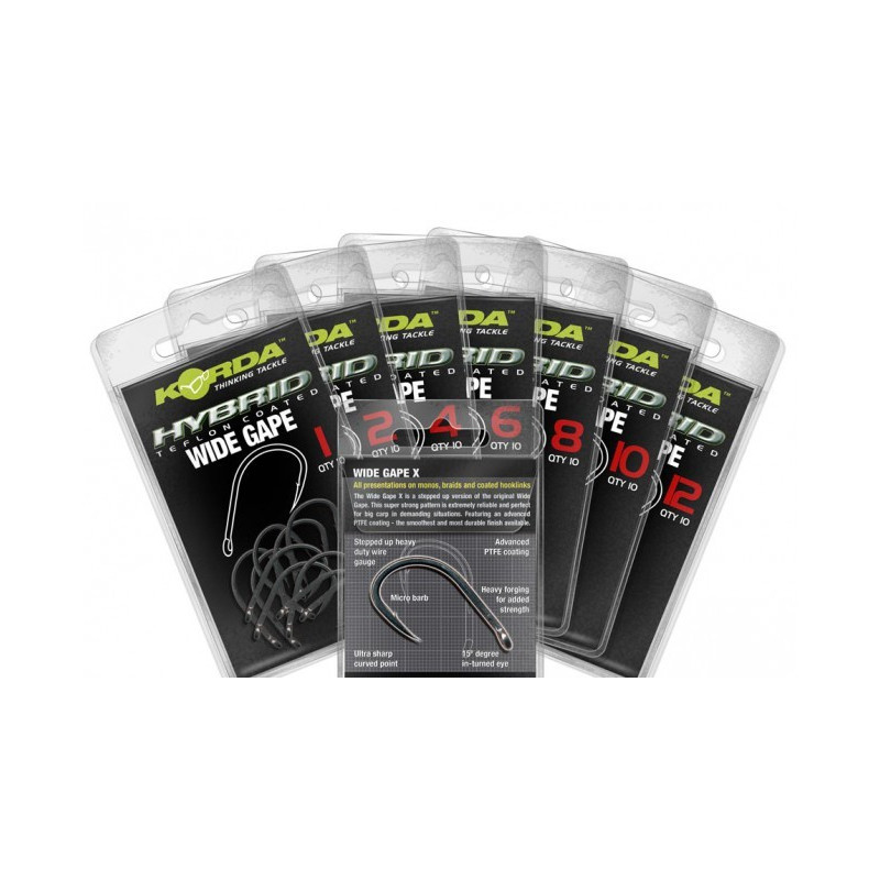 Haczyki Korda Wide Gape