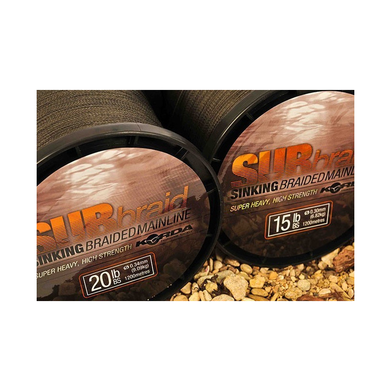 Plecionka Korda Sub Braid 450m - 0.30mm // 15lb