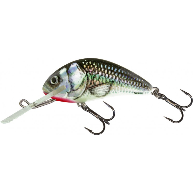 Wobler Salmo Hornet 4,0cm Sinking - HGS / Holographic Grey Shiner