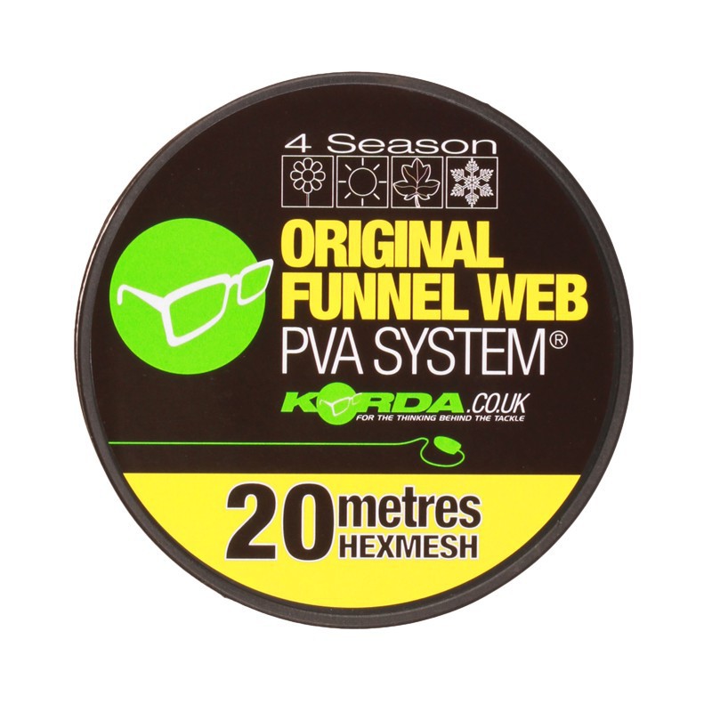 Korda PVA REFILL - Original Funnel Web - HEX 20m
