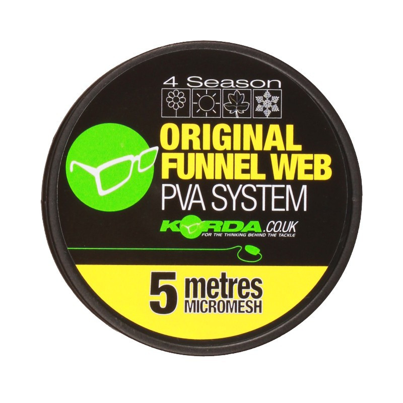 Korda PVA REFILL - Original Funnel Web - MICROMESH 5m
