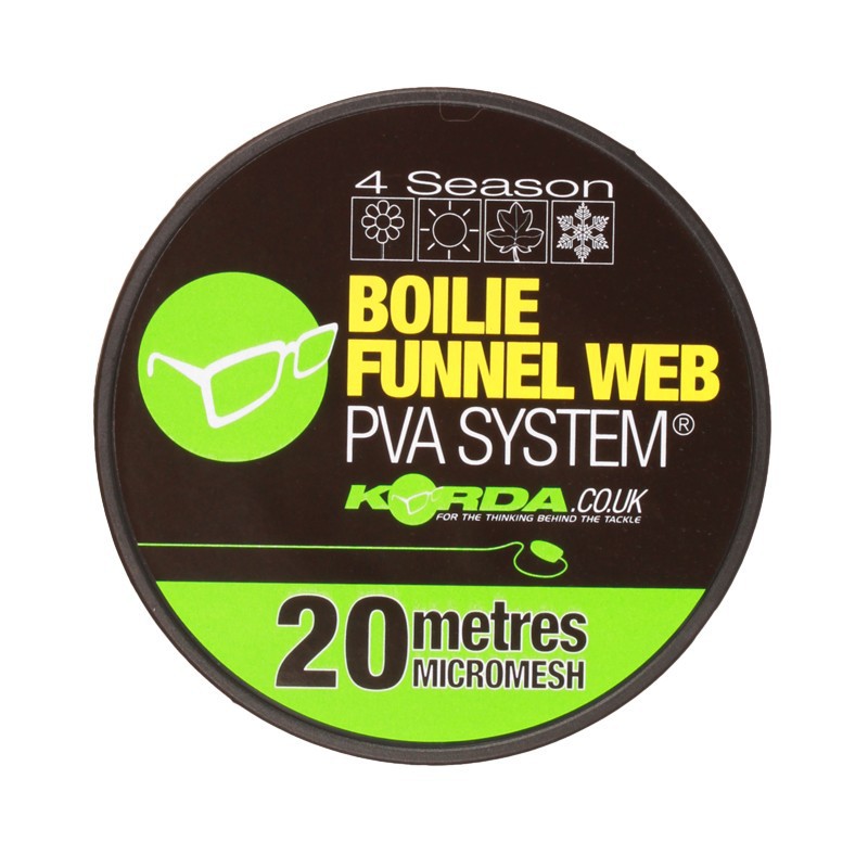 Korda PVA REFILL - Boilie Funnel Web - MICROMESH 20m