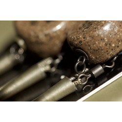 Zestawy Korda Kable Solid Bag Leaders - 3 x Ring Swivel