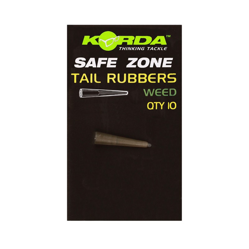 Gumki zabezpieczające Korda Tail Rubbers - Weed Green