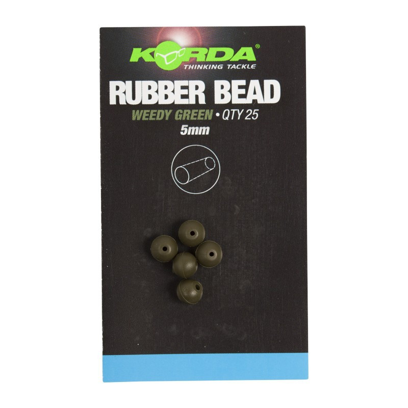 Koraliki gumowe Korda Rubber Bead - 4mm BROWN