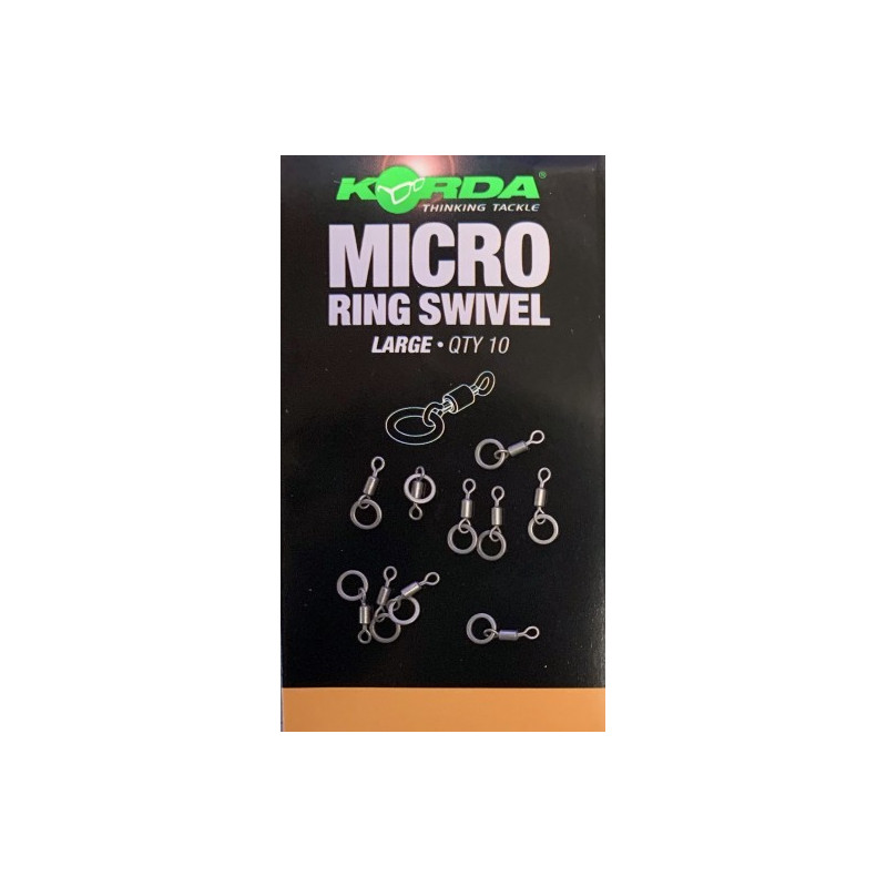 Krętliki Korda Micro Rig Ring Swivel - Large
