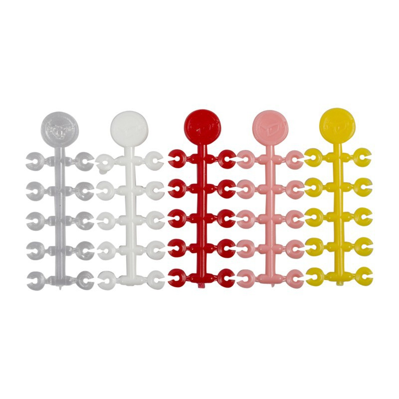 Stopery Korda Floss Caps - WHITE/RED