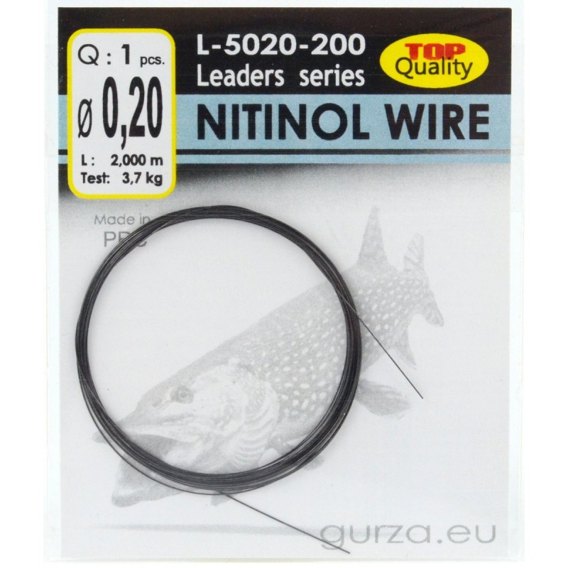 Drut przyponowy GURZA Nitol Wire 2m - 0.2mm / 3.7kg