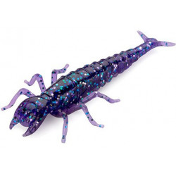 FishUp Diving Bug 2" - 060 Dark Violet/Peacock & Silver
