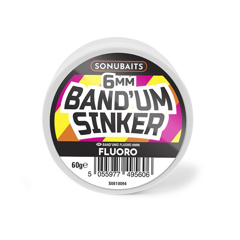 Sonubaits Band'Um Sinker 6mm - Fluoro