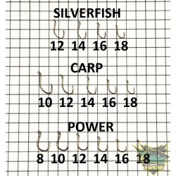 Przypony Drennan Eyed Barbless Carp Bandits - roz.14