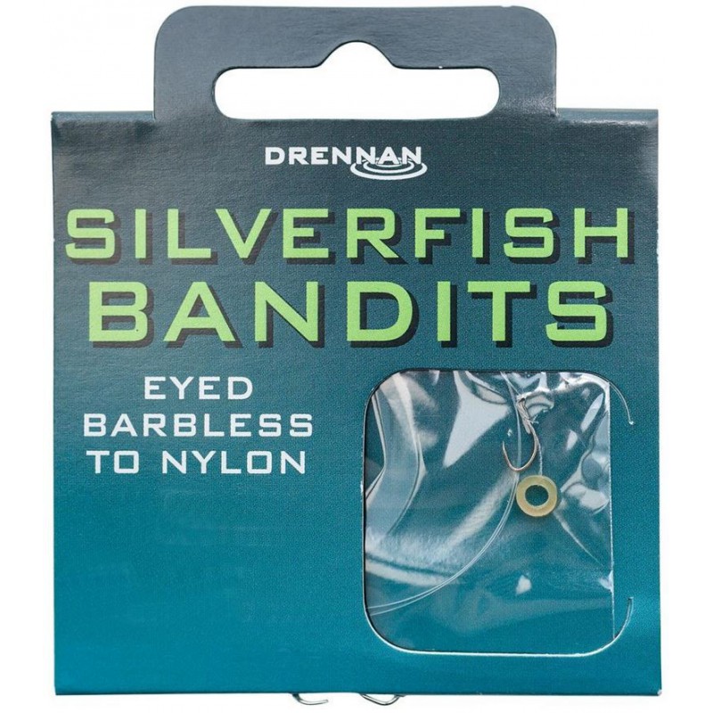 Przypony Drennan Eyed Barbless Silverfish Bandits - roz.16