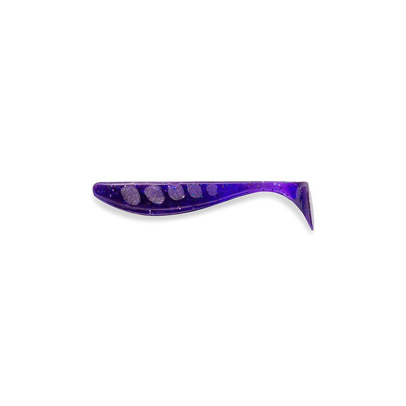 FishUp Wizzle Shad 2.0" - 060 Dark Violet/Peacock & Silver
