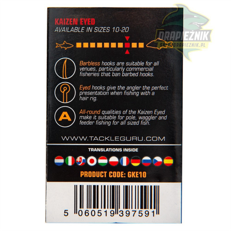 Haczyki Guru Kaizen Hooks EYED