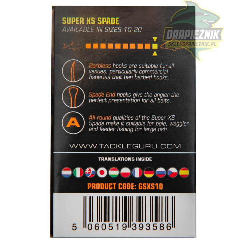 Haczyki Guru Super XS SPADE 
