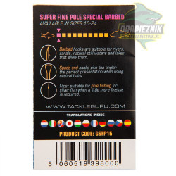 Haczyki Guru Super Fine Pole Special SFPB SPADE END