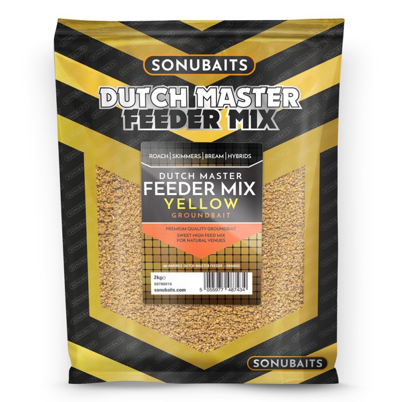 Sonubaits Dutch Master Feeder Mix 2kg - YELLOW