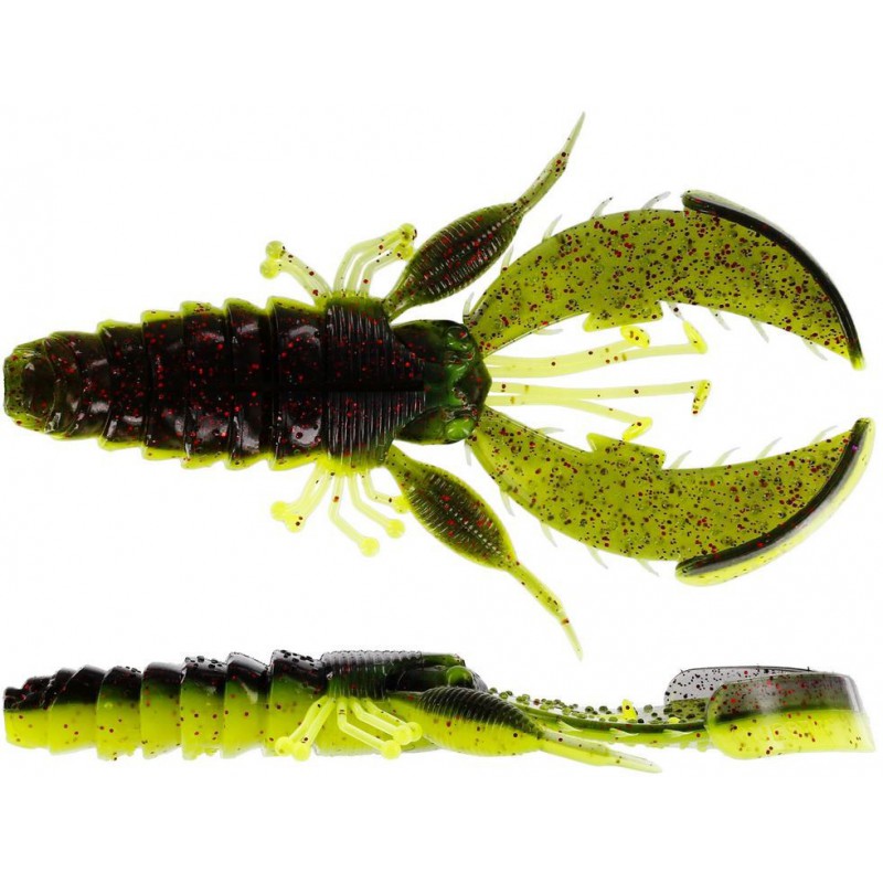 Westin CreCraw Creature 10cm - Black/Chartreuse