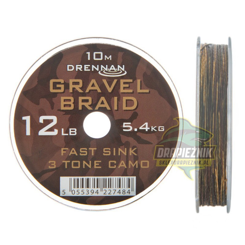 Plecionka przyponowa Drennan Gravel Braid 10m - 8lb // 3.6kg
