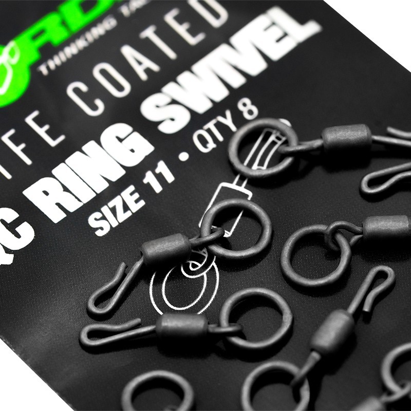 Krętliki Korda PTFE QC Ring Swivel - roz.11