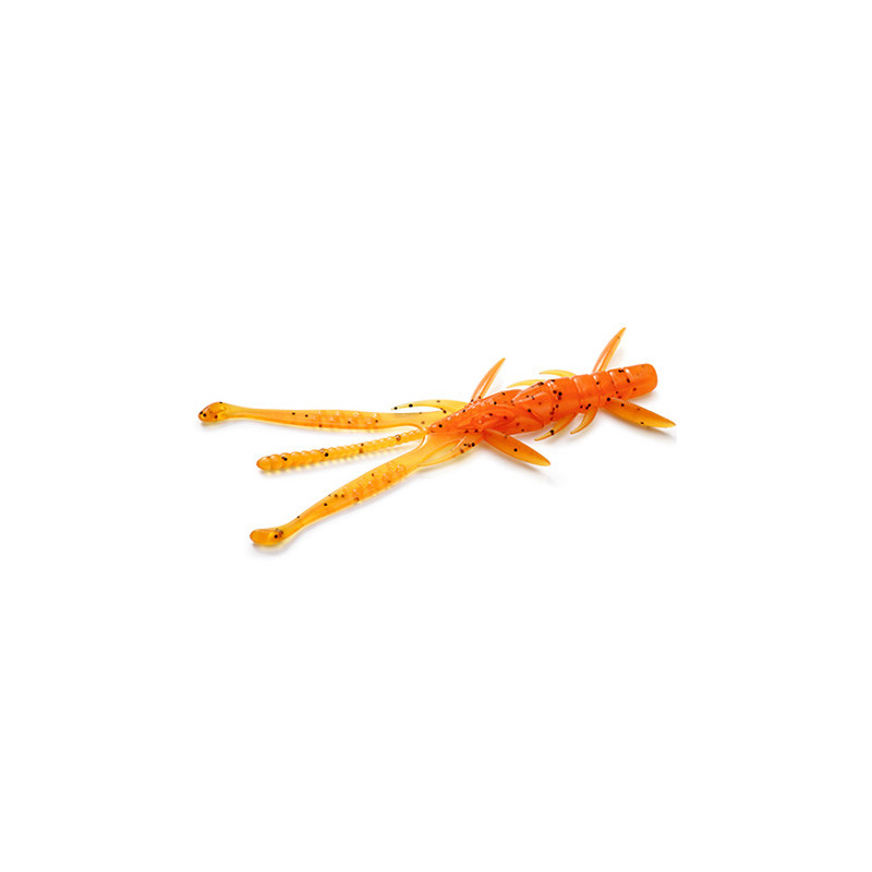 FishUp Shrimp 3.6" - 049 Orange Pumpkin/Black