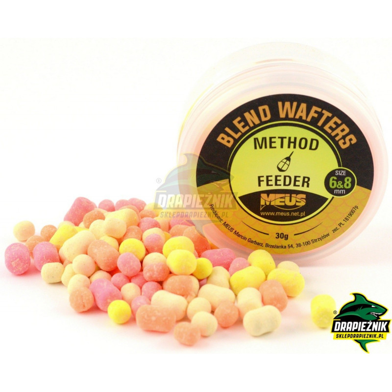 Dumbellsy Meus Blend Wafters 6and8mm Kukurydza Sklep Wędkarski Drapieżnik 9531