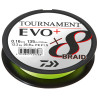 Daiwa Tournament X8 Braid EVO+ Chartreuse 135m