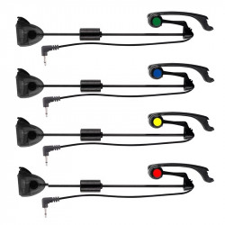 Zestaw - Swingery Monster Fishing MF-SW20 Dark Black - 4 sztuki